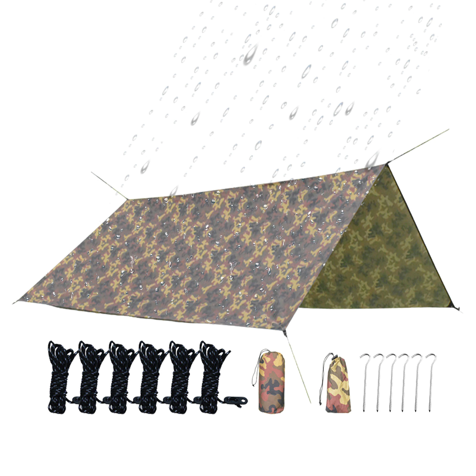 Cheap Goat Tents Hammock Camping Tarp Square Canopy Shade Tent Sun Shade Sail Sun Protection Square Canopy Shade Tent For Outdoor Activities   